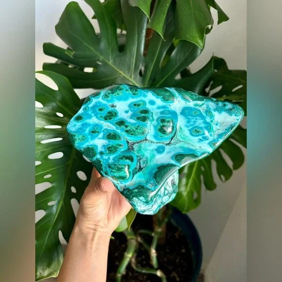 Chrysocolla & Malachite From Congo - Picture 9 of 11